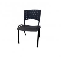 CADEIRA PLASTICA EMPILHAVEL FIXA 04 PES PRETO